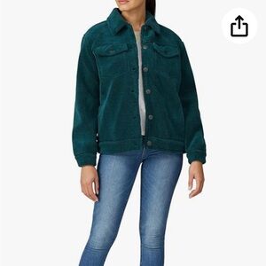 Scotch & Soda Rent The Runway Green Short Teddy Utility Jacket